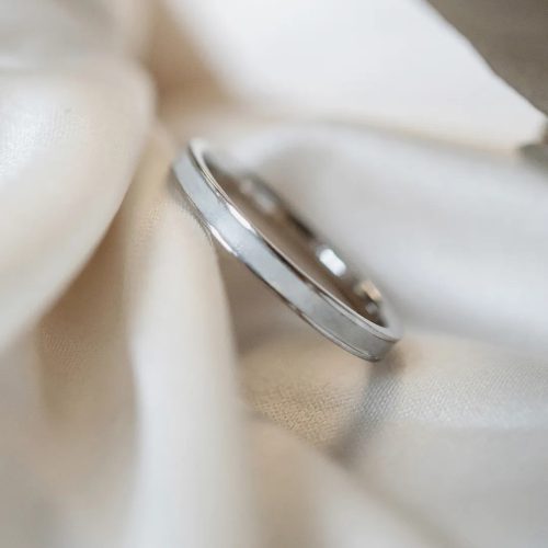Vivid Endless Love steel ring with breast milk or baby hair