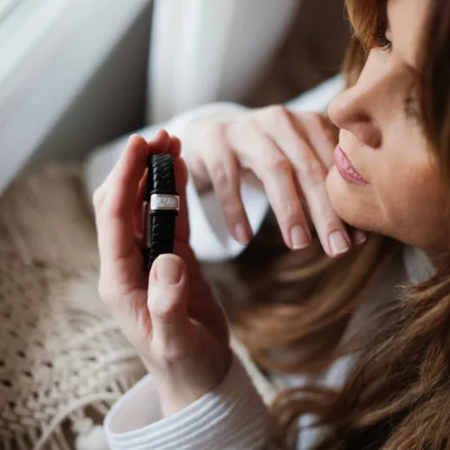 Anyatejes karkötő babahajas karkötő apának