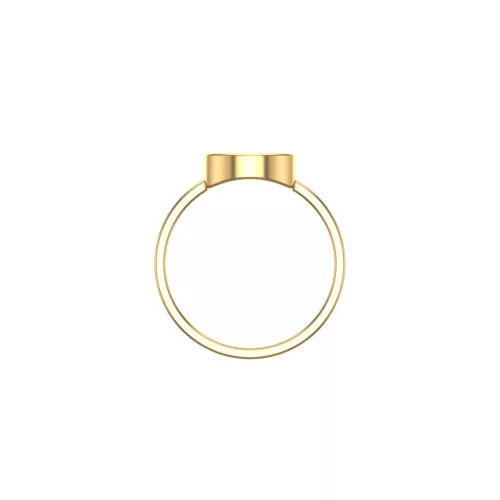 Comfy - Kör alakú 925 ezüst gyűrű - anyatejes vagy babahajas