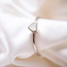 LittleHeart - golden tiniest heart ring with breast milk or baby hair