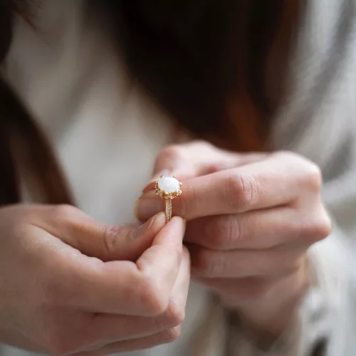 Blisse arany anyatejes gyűrű 