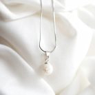 Charm Bubble A - Mother's milk or baby hair ball pendant, pendant, Charm