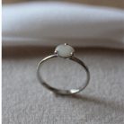 Capsule of Love - silver ring with several tray sizes - with breast milk or baby hair