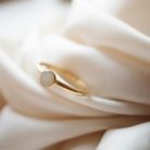 Capsule of Love 14k gold ring - breast milk or baby hair