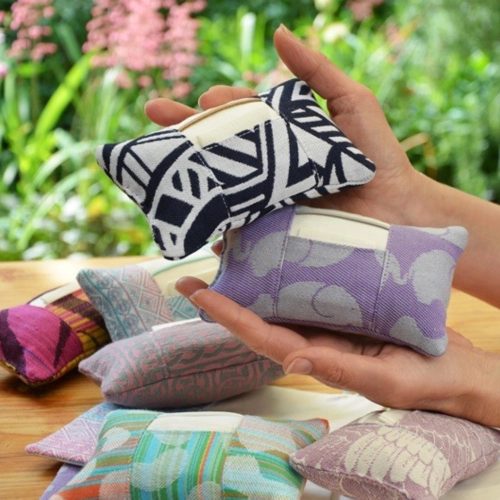 Yaro Slings Petals Ultra Purple Blue (Bamboo Tencel) ékszerpárna és ékszerzsák szett