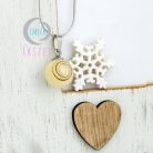 CHARM BUBBLE - Gömb medál, függő, charm