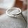 Vivid Endless Love silver ring breast milk or baby hair ring