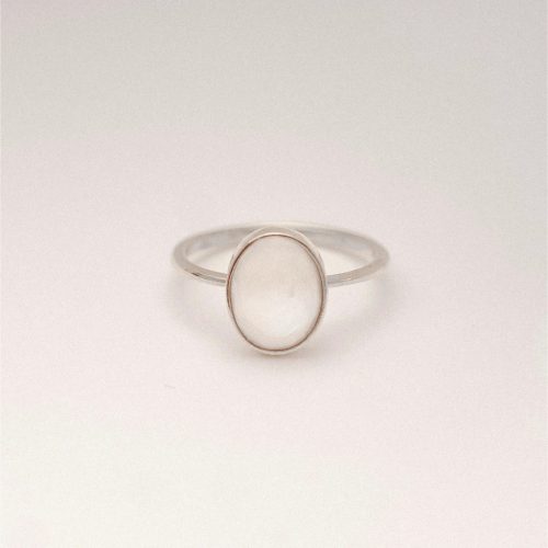 Ovális anyatejes babahajas gyűrű