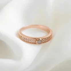 Lagom ezüst anyatejes gyűrű 