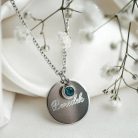  Swarovski birthstone pendant/charm