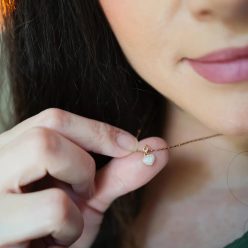   Tiny Heart - 5mm Szív - ezüst függő medál anyatejjel vagy babahajjal