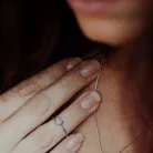 Tiny Heart - 5mm Szív - ezüst gyűrű anyatejjel vagy babahajjal
